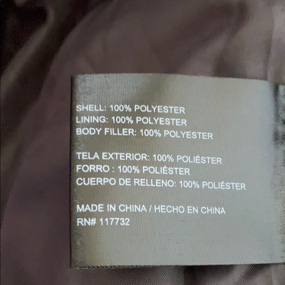 Gerry quilted puffer jacket Deep purple Zip front Pockets - Picture 5 of 8